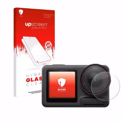 upscreen Protecteur d’Écran en Verre Trempé pour DJI Osmo Action 5 Pro (Lentille) – Glass-Plastique 9H Dureté
