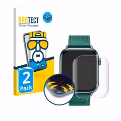 BROTECT Protection Intégrale 3D Incurvé pour Honor Watch 5 (2 Pièces) - Couverture Complète Film Protection Écran