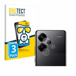 BROTECT Film Protecteur Verre 9H pour Xiaomi Redmi Note 13 Pro+ 5G (Caméra UNIQUEMENT) (3 Pièces) [Anti-Rayures Transparent]
