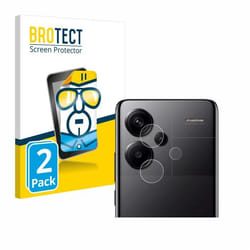 BROTECT Protection Ecran pour Xiaomi Redmi Note 13 Pro+ 5G (Caméra UNIQUEMENT) (2 Pièces) - Film Protection Ultra Clair