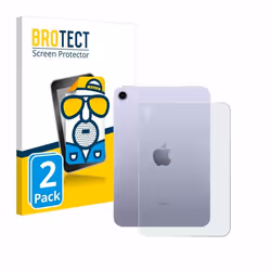 BROTECT Protection Ecran Anti-Reflet pour Apple iPad Mini 7 WiFi 2024 (Arrière) (2 Pièces) - Film Mat
