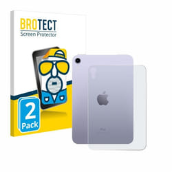 BROTECT Protection Ecran Anti-Reflet pour Apple iPad Mini 7 WiFi 2024 (Arrière) (2 Pièces) - Film Mat