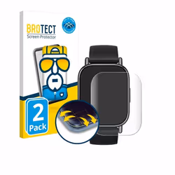 BROTECT Protection Intégrale 3D Incurvé pour Xiaomi Redmi Watch 5 Lite (2 Pièces) - Couverture Complète Film Protection Écran