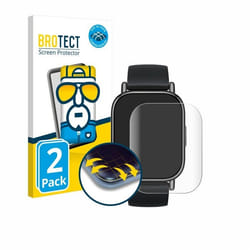 BROTECT Protection Intégrale 3D Incurvé pour Xiaomi Redmi Watch 5 Lite (2 Pièces) - Couverture Complète Film Protection Écran