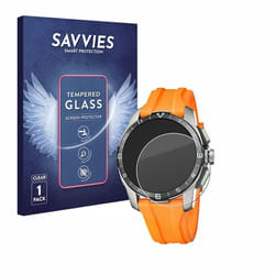 Savvies Verre Trempé pour Festina Connected D (44 mm) Vitre Protection Ecran Film Trempé de Verre Dureté 9H
