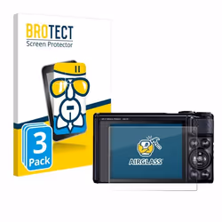 BROTECT Film Protecteur Verre 9H pour Canon PowerShot SX740 HS Lite (3 Pièces) [Anti-Rayures Transparent]