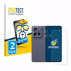 BROTECT Protection Ecran pour Motorola Edge 50 Neo (Avant+Caméra) (2 Pièces) - Film Protection Ultra Clair