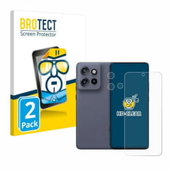 BROTECT Protection Ecran pour Motorola Edge 50 Neo (Avant+Caméra) (2 Pièces) - Film Protection Ultra Clair