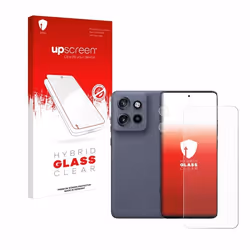 upscreen Protecteur d’Écran en Verre Trempé pour Motorola Edge 50 Neo (Avant+Caméra) – Glass-Plastique 9H Dureté