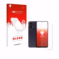 upscreen Protecteur d’Écran en Verre Trempé pour Motorola Moto G35 (Avant+Caméra) – Glass-Plastique 9H Dureté