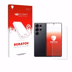 upscreen Protection d’écran pour Samsung Galaxy S25 Ultra (Avant+Caméra) Film Protecteur – Transparent Anti-Trace