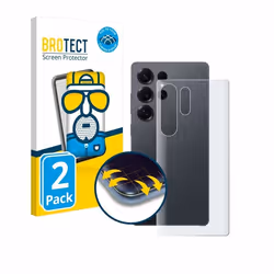 BROTECT Protection Intégrale 3D Incurvé Matte pour Samsung Galaxy S25 Ultra (Arrière) (2 Pièces) - Couverture Complète Film P ...