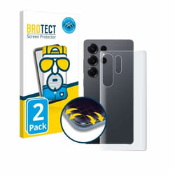 BROTECT Protection Intégrale 3D Incurvé Matte pour Samsung Galaxy S25 Ultra (Arrière) (2 Pièces) - Couverture Complète Film Prot