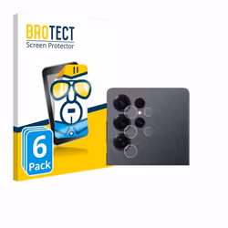 BROTECT Protection Ecran pour Samsung Galaxy S25 Ultra (Caméra UNIQUEMENT) (6 Pièces) - Film Protection Ultra Clair