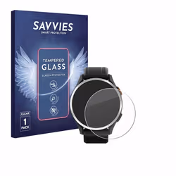 Savvies Verre Trempé pour Garmin Approach S44 Vitre Protection Ecran Film Trempé de Verre Dureté 9H
