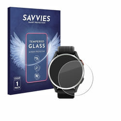 Savvies Verre Trempé pour Garmin Approach S44 Vitre Protection Ecran Film Trempé de Verre Dureté 9H