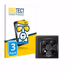 BROTECT Film Protecteur Verre 9H pour Xiaomi Redmi Note 14 Pro (Caméra UNIQUEMENT) (3 Pièces) [Anti-Rayures Transparent]