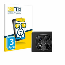 BROTECT Film Protecteur Verre 9H pour Xiaomi Redmi Note 14 Pro (Caméra UNIQUEMENT) (3 Pièces) [Anti-Rayures Transparent]