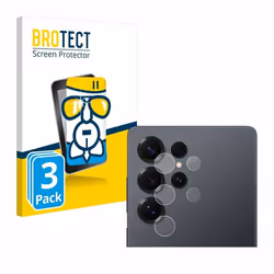 BROTECT Film Protecteur Verre 9H pour Samsung Galaxy S25 Ultra Enterprise Edition (Caméra UNIQUEMENT) (3 Pièces) [Anti-Rayure ...