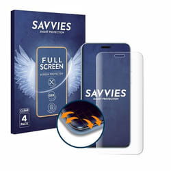 Savvies (4 Pièces) Full-Screen Ecran Protection pour Honor Magic 7 Pro Full Cover Film Protection 3D Curved [Couverture Complète T