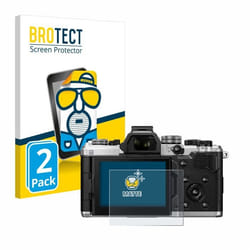 BROTECT Protection Ecran Anti-Reflet pour OM System OM-3 (2 Pièces) - Film Mat