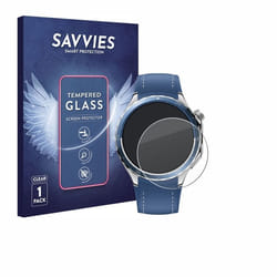 Savvies Verre Trempé pour Oppo Watch X2 Vitre Protection Ecran Film Trempé de Verre Dureté 9H