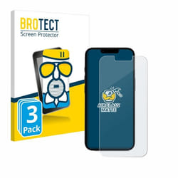 BROTECT Anti-Reflet Protection dÉcran Verre Mat pour Apple iPhone 16e (3 Pièces) - Film Protecteur Vitre 9H