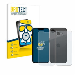 BROTECT Anti-Reflet Protection dÉcran Verre Mat pour Apple iPhone 16e (Avant+Arrière) - Film Protecteur Vitre 9H