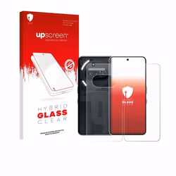 upscreen Protecteur d’Écran en Verre Trempé pour Nothing Phone (3a) (Avant+Arrière) – Glass-Plastique 9H Dureté