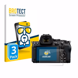 BROTECT Film Protecteur Verre 9H pour Nikon Z5 II (3 Pièces) [Anti-Rayures Transparent]