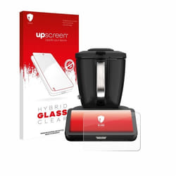 upscreen Protecteur d’Écran en Verre Trempé pour Vorwerk Thermomix TM7 – Glass-Plastique 9H Dureté