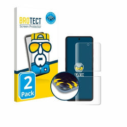 BROTECT Protection Intégrale 3D Incurvé pour Motorola Razr 60 Ultra (2 Pièces) - Couverture Complète Film Protection Écran