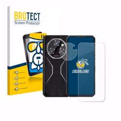 BROTECT Film Protecteur Verre 9H pour Oukitel WP55 Pro (Avant+Caméra) [Anti-Rayures Transparent]