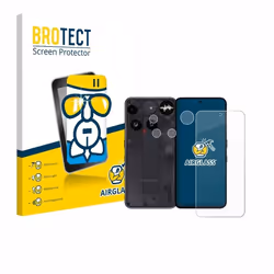 BROTECT Film Protecteur Verre 9H pour Nothing Phone (3) (Avant+Caméra) [Anti-Rayures Transparent]