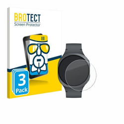 BROTECT Film Protecteur Verre 9H pour Samsung Galaxy Watch 8 (40 mm) (3 Pièces) [Anti-Rayures Transparent]