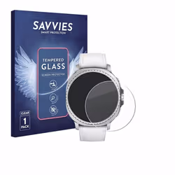 Savvies Verre Trempé pour Samsung Galaxy Watch 8 Classic (46 mm) Vitre Protection Ecran Film Trempé de Verre Dureté 9H