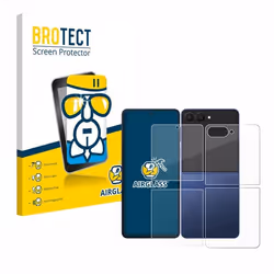 BROTECT Film Protecteur Verre 9H pour Samsung Galaxy Z Flip 7 (Avant+Arrière) [Anti-Rayures Transparent]