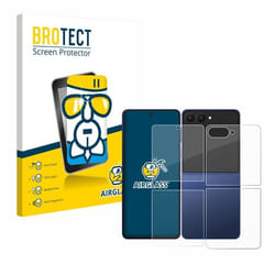 BROTECT Film Protecteur Verre 9H pour Samsung Galaxy Z Flip 7 (Avant+Arrière) [Anti-Rayures Transparent]
