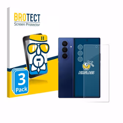 BROTECT Film Protecteur Verre 9H pour Samsung Galaxy Z Fold 7 (Avant+Caméra) (3 Pièces) [Anti-Rayures Transparent]