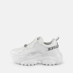 Baskets vegan nappa femme Buffalo Bliss Spark - white