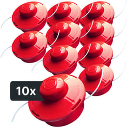 Nemaxx - Tête de Coupe pour Débroussailleuse [tête de coupe filetage M10] – Bobine de Fil Coupe – Tête Bobine pour Débroussailleuse – Bobine
