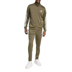 Survêtement - Adidas - Basic 3-Stripes - Tricot - Vert - Homme - Respirant