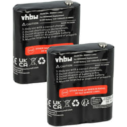 2x Batterie remplacement pour Motorola FRS-4002A, HKNW4002A, HKNN4002B, HKNN4002A, 56315, 4002A pour radio talkie-walkie (1300mAh, 3,6V, NiMH) - Vhbw