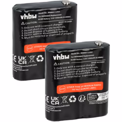 vhbw - the clever way - Batterie de rechange de haute qualité avec une grande autonomie et compatible avec votre radio talkie ...