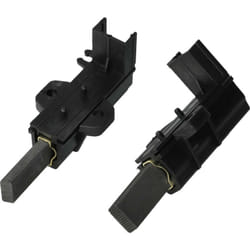 2x balais de charbon avec support compatible avec Indesit WISL85.1 F054594, WISL85.1 F054655, WISL85.1 F059303 machine à laver, noir - Vhbw