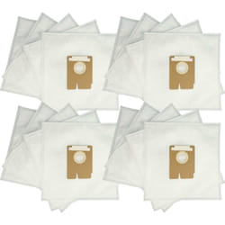 20x Sacs remplacement pour Hoover H69, 35601053 pour aspirateur - microfibre non tissée, 27,6cm x 26,6cm blanc - Vhbw