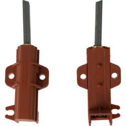 2x balais de charbon avec support compatible avec Indesit WISL62 F039958, WISL65 F039962, WISL65.1 F054651 machine à laver, rouge - Vhbw