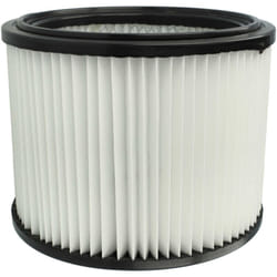 1x filtre plissé remplacement pour Starmix fpp 3500 ws, 460727 pour aspirateur à sec/humide - noir / blanc 3500 cm² - Vhbw