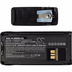 vhbw - the clever way - Batterie de rechange de haute qualité avec une grande autonomie et compatible avec votre radio talkie ...