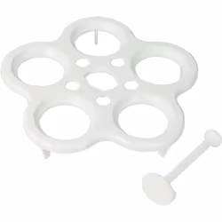 vhbw - the clever way Compartiment à œuf à 5 emplacements pour votre robot de cuisine Rendez votre routine de cuisson plus fa ...